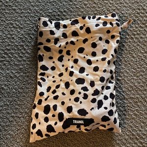 Triangl leopard print bikini set